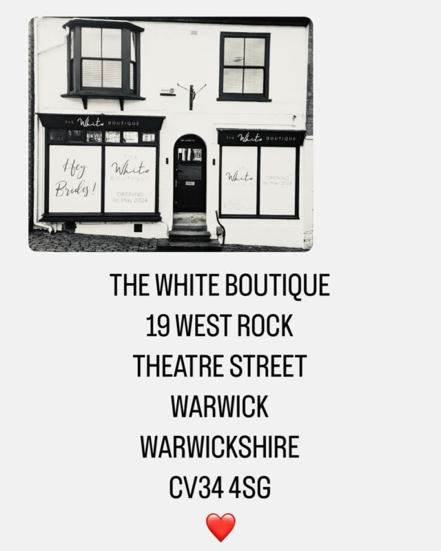 N E W  P A D ! 

Not sure if we have mentioned it 🤣 but we are off to Warwick from 01.05.24 here is an our new address…more sneak peaks to follow gals!!!